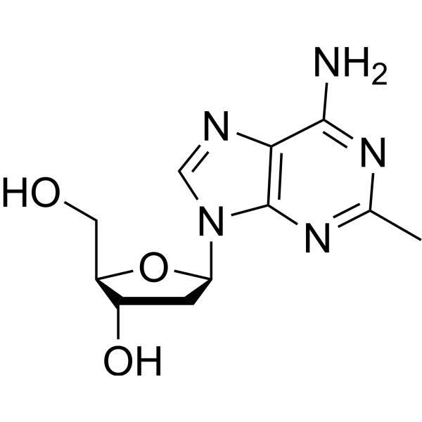 2-Methyl-2’-deoxyadenosine结构式