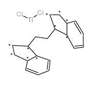 ethylenebis(1-indenyl)titanium(iv) dichloride structure