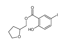 oxolan-2-ylmethyl 2-hydroxy-5-iodobenzoate结构式