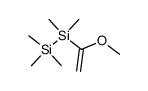 (1-methoxyethenyl)pentamethyldisilane结构式