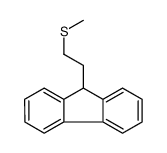 9-(2-methylsulfanylethyl)-9H-fluorene结构式