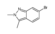 6-bromo-2,3-dimethyl-2H-indazole structure