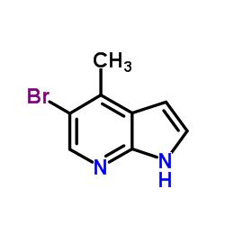 5-Bromo-4-methyl-1H-pyrrolo[2,3-b]pyridine structure