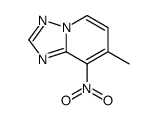 7-methyl-8-nitro-[1,2,4]triazolo[1,5-a]pyridine结构式