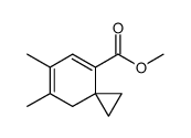 methyl 5,6-dimethylspiro[2.5]octa-5,7-diene-8-carboxylate Structure