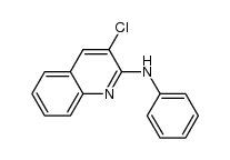 3-chloro-N-phenylquinolin-2-amine Structure