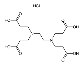 ethylenediamine-N,N,N',N'-tetra-3-propionic acid dihydrochloride salt结构式