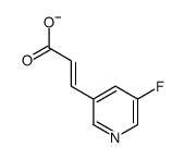 (E)-3-(5-fluoropyridin-3-yl)prop-2-enoate Structure