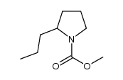 methyl 2-propylpyrrolidin-1-carboxylate结构式