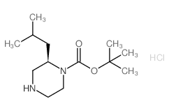 (R)-TERT-BUTYL 2-ISOBUTYLPIPERAZINE-1-CARBOXYLATE HYDROCHLORIDE picture