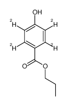 Propylparaben-d4 Structure