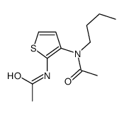 N-[3-[acetyl(butyl)amino]thiophen-2-yl]acetamide结构式