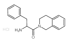 2-Amino-1-[3,4-dihydro-2(1H)-isoquinolinyl]-3-phenyl-1-propanone hydrochloride Structure