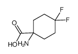 1-amino-4,4-difluorocyclohexane-1-carboxylic acid结构式