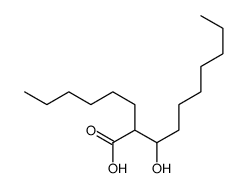 2-hexyl-3-hydroxydecanoic acid结构式