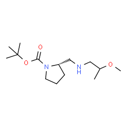 (S)-1-BOC-2-[(2-METHOXY-PROPYLAMINO)-METHYL]-PYRROLIDINE结构式