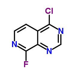 4-Chloro-8-fluoropyrido[3,4-d]pyrimidine结构式