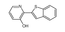 2-(Benzo[b]thiophen-2-yl)pyridin-3-ol结构式