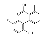 2-(5-fluoro-2-hydroxyphenyl)-6-methylbenzoic acid结构式