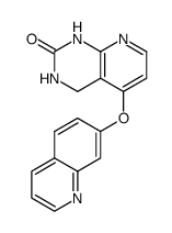 5-(Quinolin-7-yloxy)-3,4-dihydro-1H-pyrido[2,3-d]pyrimidin-2-one Structure