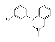 3-[2-[(dimethylamino)methyl]phenyl]sulfanylphenol结构式
