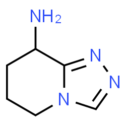 5,6,7,8-tetrahydro-[1,2,4]triazolo[4,3-a]pyridin-8-amine结构式