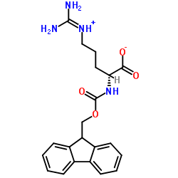 N-芴甲氧羰基-D-精氨酸结构式