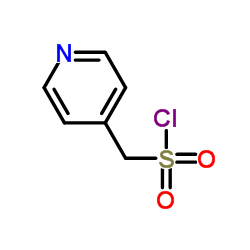 4-Pyridinylmethanesulfonyl chloride Structure