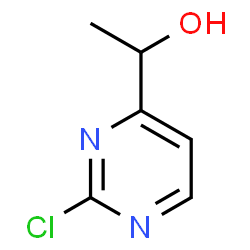 1-(2-chloropyrimidin-4-yl)ethanol Structure