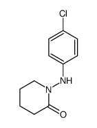1-(4-chlorophenylamino)piperidin-2-one结构式