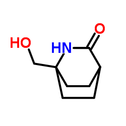 1-(羟甲基)-2-氮杂双环[2.2.2]辛-3-酮结构式