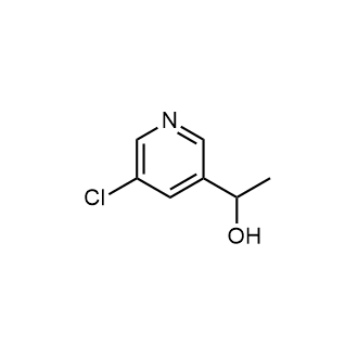 1-(5-Chloropyridin-3-yl)ethan-1-ol Structure