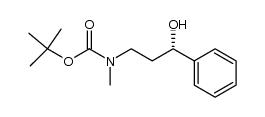 (S)-N-BOC-N-methyl-3-ol-3-phenylpropanamine结构式