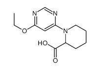 1-(6-Ethoxy-pyrimidin-4-yl)-piperidine-2-carboxylic acid Structure