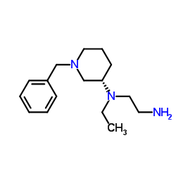 N-[(3S)-1-Benzyl-3-piperidinyl]-N-ethyl-1,2-ethanediamine Structure