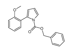 benzyl 2-(2-methoxyphenyl)-1H-pyrrole-1-carboxylate结构式
