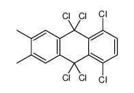 1,4,9,9,10,10-hexachloro-6,7-dimethylanthracene Structure