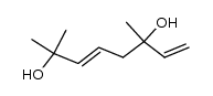 2,6-dimethyl-3,7-octadien-2,6-diol结构式