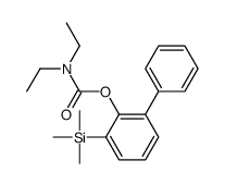 (2-phenyl-6-trimethylsilylphenyl) N,N-diethylcarbamate结构式