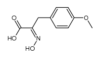 (Z)-2-(hydroxyimino)-3-(4-methoxyphenyl)propanoic acid Structure