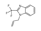 1-烯丙基-2-(三氟甲基)-1H-苯并[d]咪唑结构式