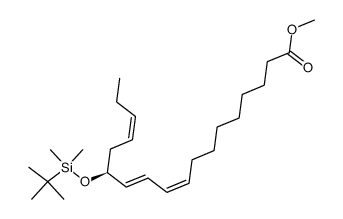 methyl (9Z,11E,13S,15Z)-13-t-butyldimethylsilyloxyoctadeca-9,11,15-trienoate Structure