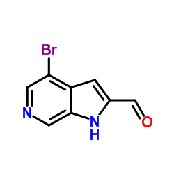 4-Bromo-1H-pyrrolo[2,3-c]pyridine-2-carbaldehyde Structure