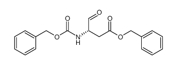 (S)-3-Benzyloxycarbonylamino-4-oxo-butyric acid benzyl ester结构式