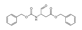 (S)-3-Benzyloxycarbonylamino-4-oxo-butyric acid benzyl ester Structure