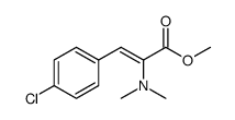 (E/Z)-methyl 3-(4-chlorophenyl)-2-dimethylaminoacrylate Structure