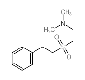 Ethanamine,N,N-dimethyl-2-[(2-phenylethyl)sulfonyl]- Structure