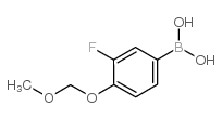 3-Fluoro-4-(methoxymethoxy)phenylboronic acid Structure
