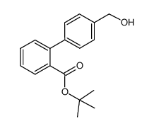 tert-butyl 4'-(hydroxymethyl)-[1,1'-biphenyl]-2-carboxylate结构式