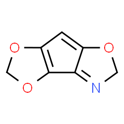 5H-1,3-Dioxolo[4,5]cyclopent[1,2-d]oxazole (9CI) Structure